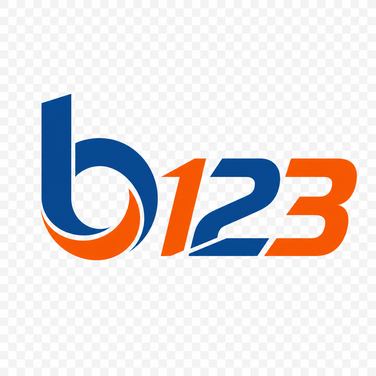 B 123 logo